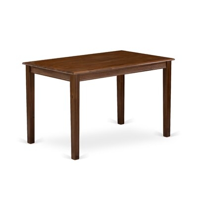 Yat-Awa-T Breakfast Table - Walnut Rectangular Table Top Surface And Asian Wood Modern Rectangular Dining Table 4 Legs - Walnut Finish - Image 0
