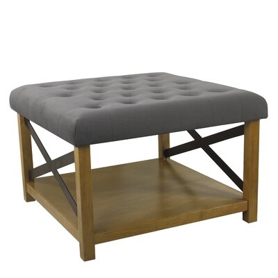 Byrdstown 30" Tufted Square with Storage Ottoman - Image 0