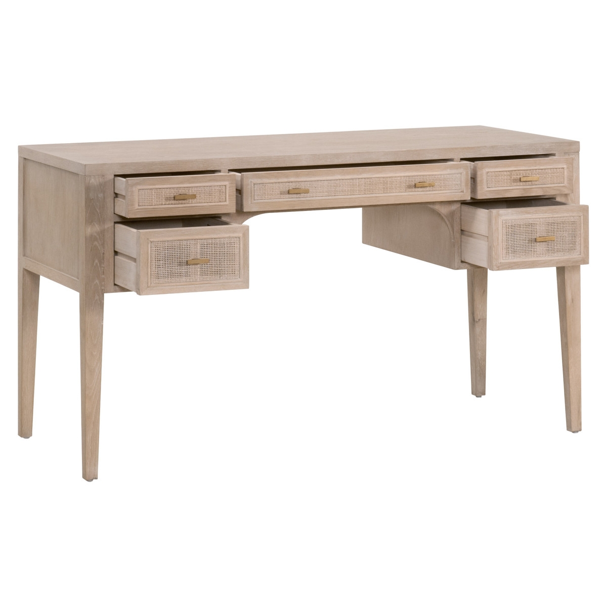 Reclaimed Solid Oak Desk - Image 3