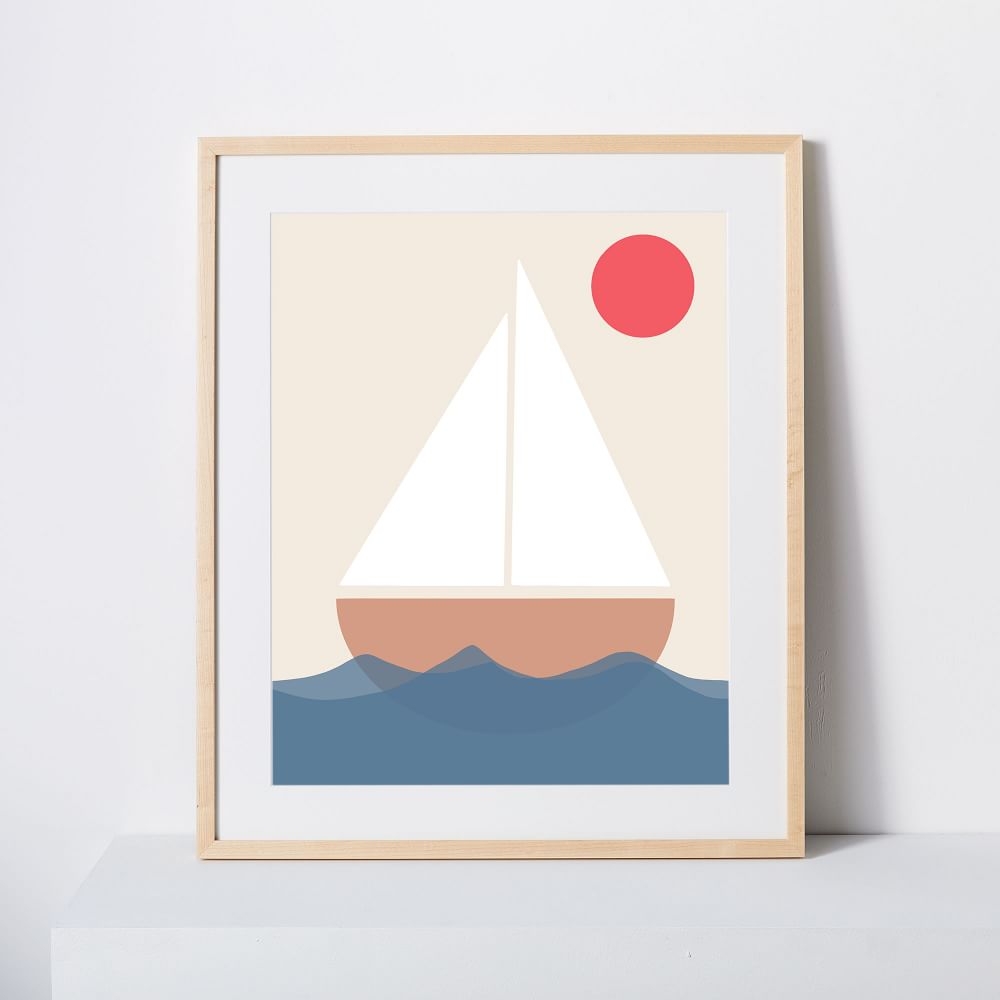 Walker Noble Studios Sail Away Black Frame 11x14 - Image 0