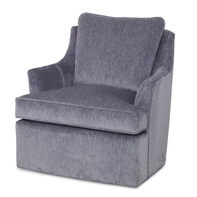 Ambella Home Collection Bradley 31"" Wide Swivel Armchair - Image 0