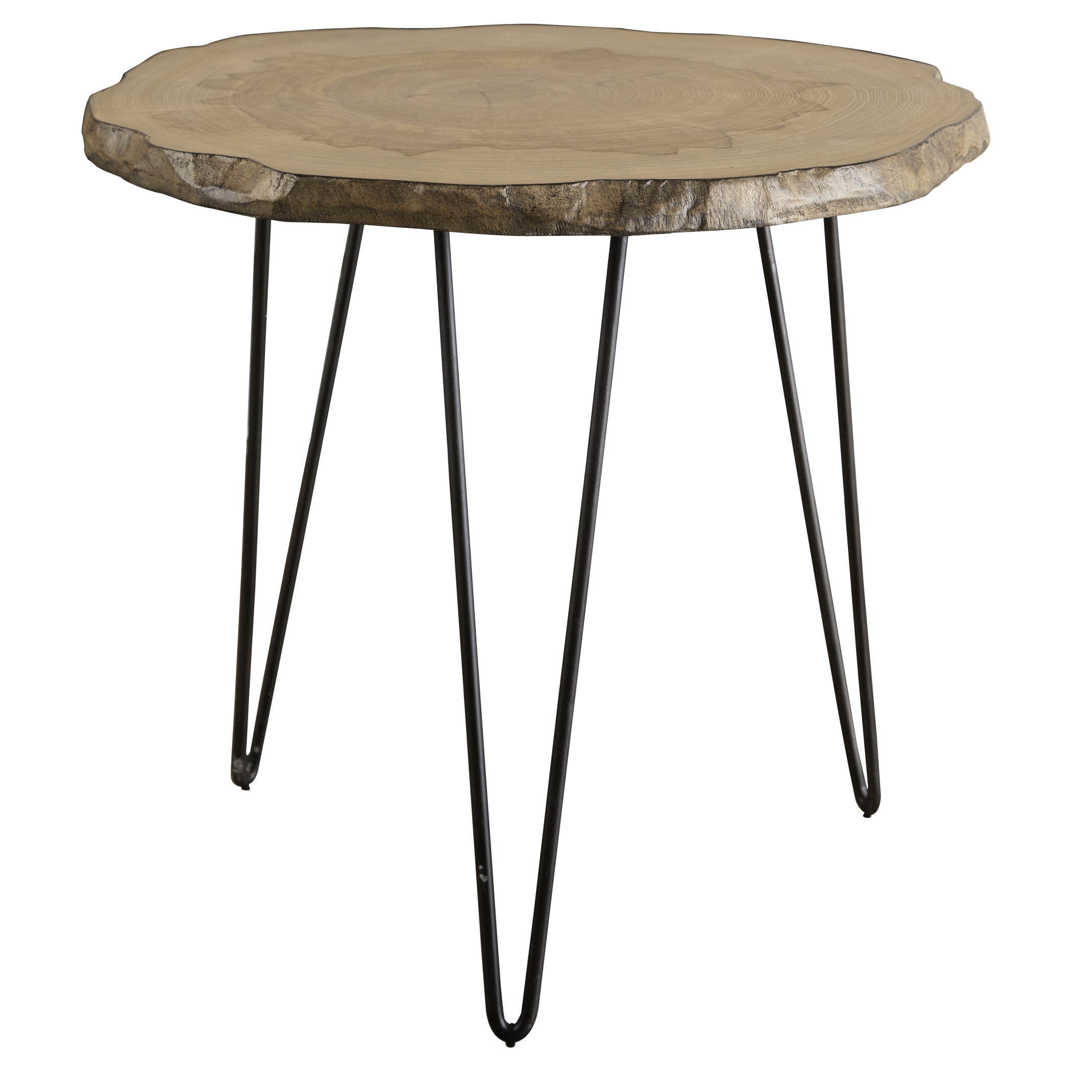 Runay Wood Slab Side Table - Image 0