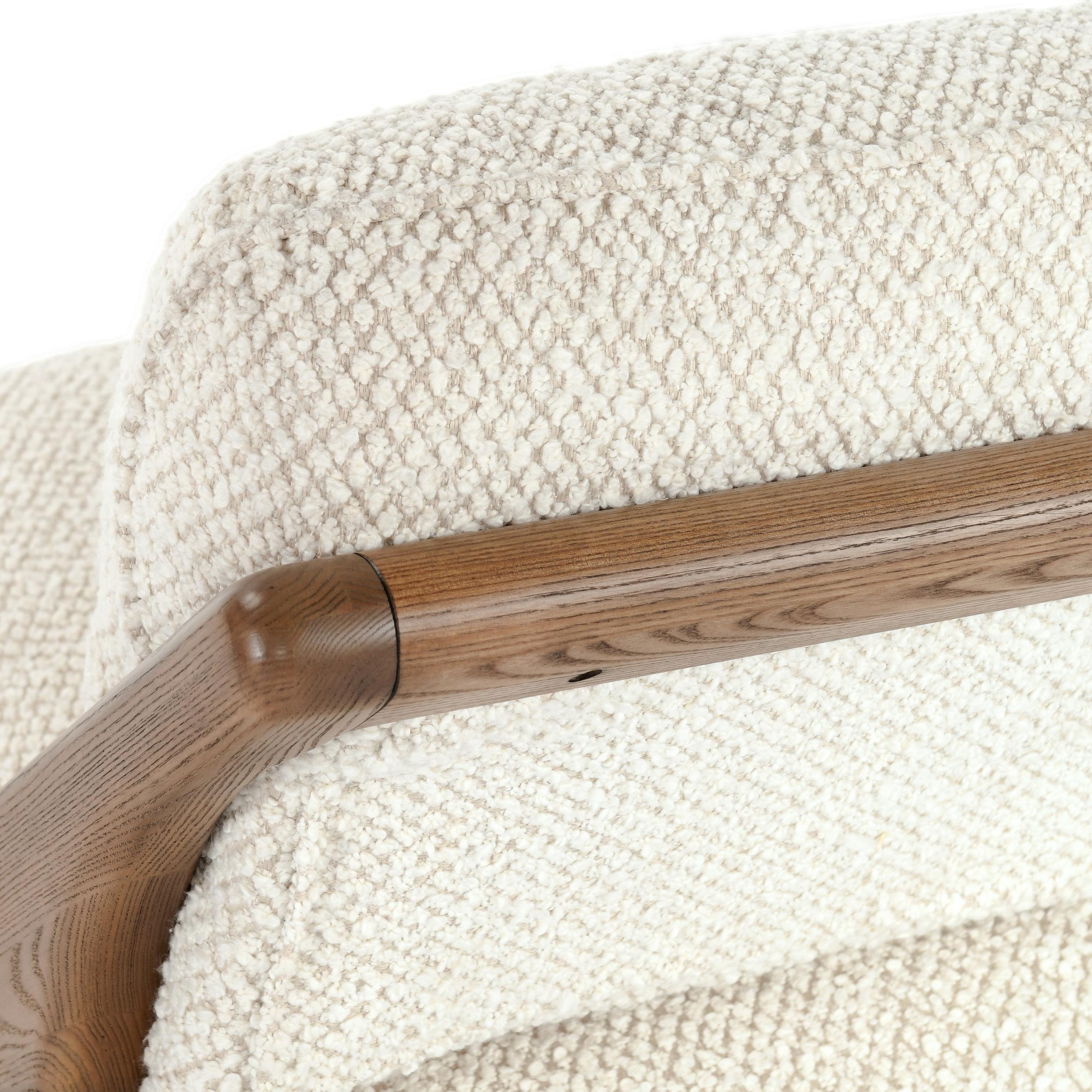 Georgia Accent Chair Light Beige/Natural - Image 4