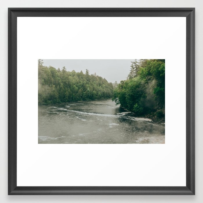 Poetry Of A Northern Forest Framed Art Print by Olivia Joy St.claire - Cozy Home Decor, - Scoop Black - MEDIUM (Gallery)-22x22 - Image 0