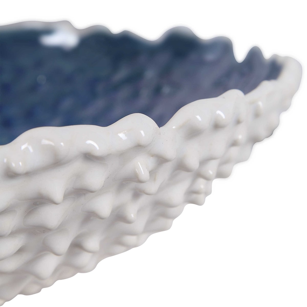 Ciji Bowl, White & Blue - Image 2