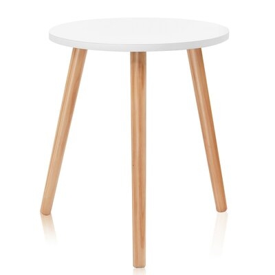 Small Modern Round Coffee Tea Side Table - Image 0