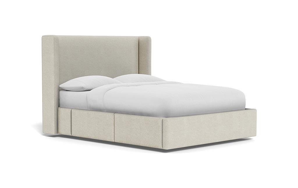 Graham Upholstered Bed with Storage Option - Image 1