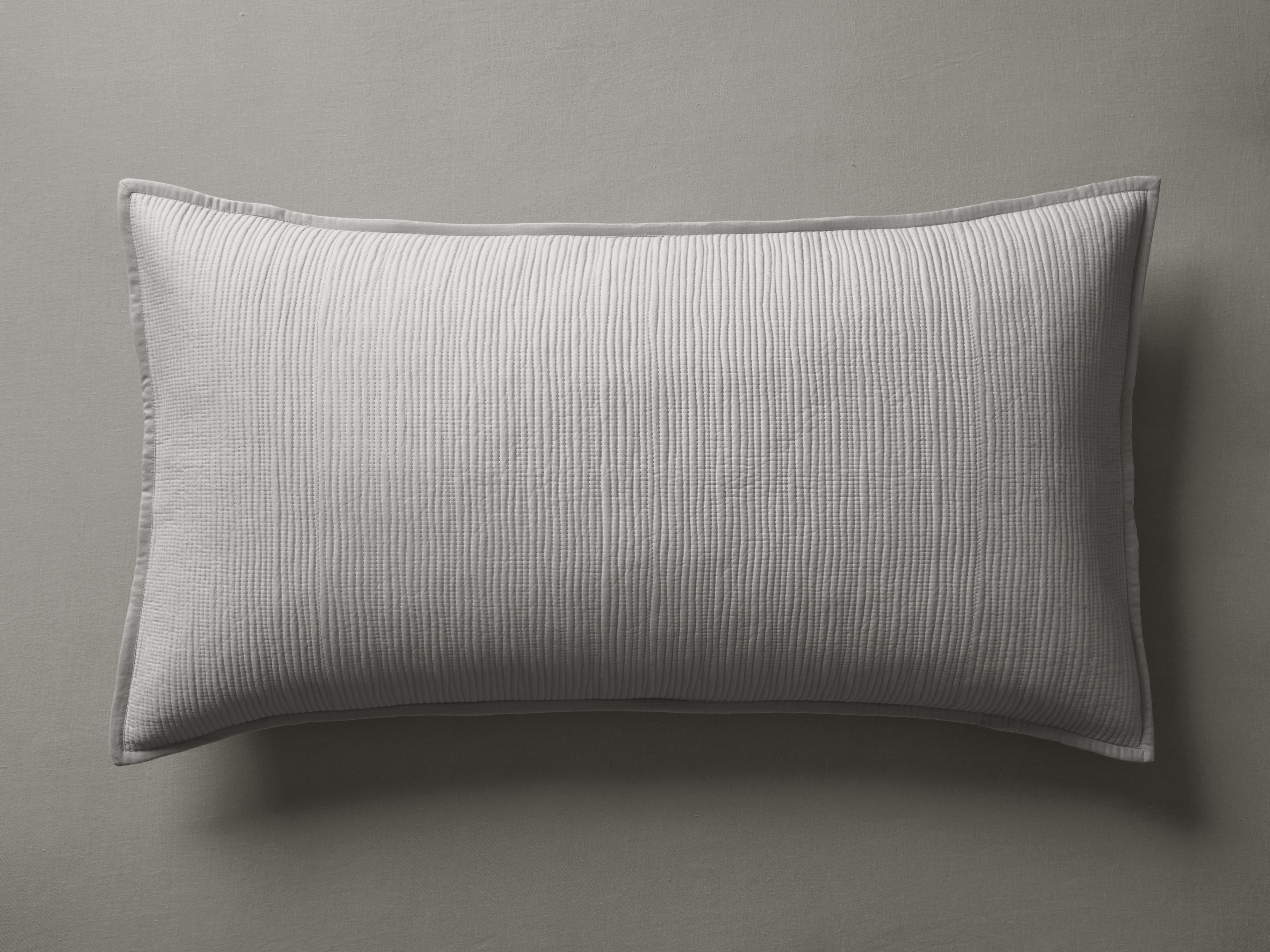 Mira Voile Sham in Cotton Standard Blue  Mist  - Image 0