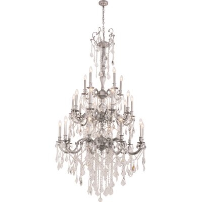 Angola 25 - Light Candle Style Tiered Chandelier - Image 0