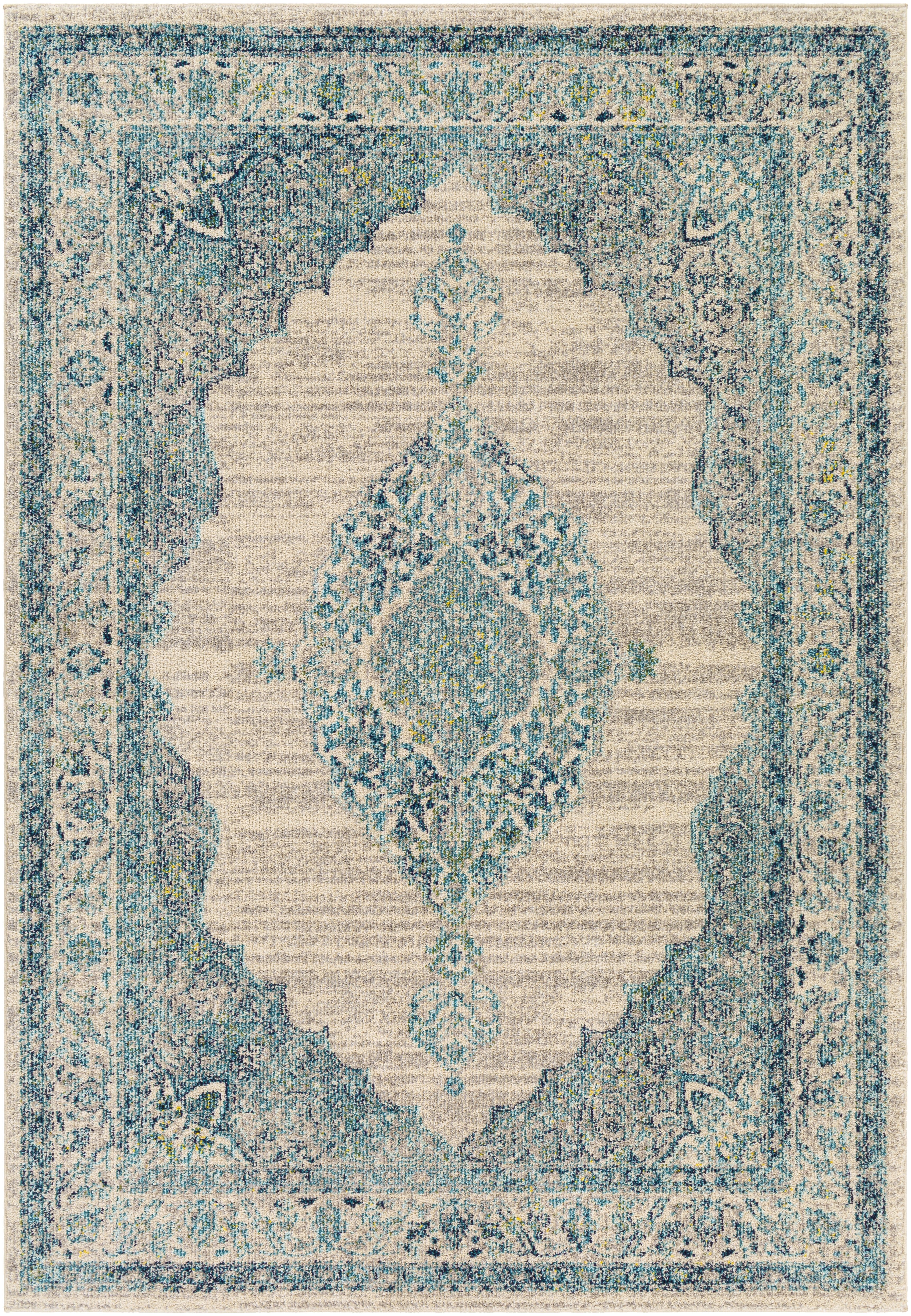 Morocco Green Indoor 2' x 2'11" Machine Woven Rug - Image 0