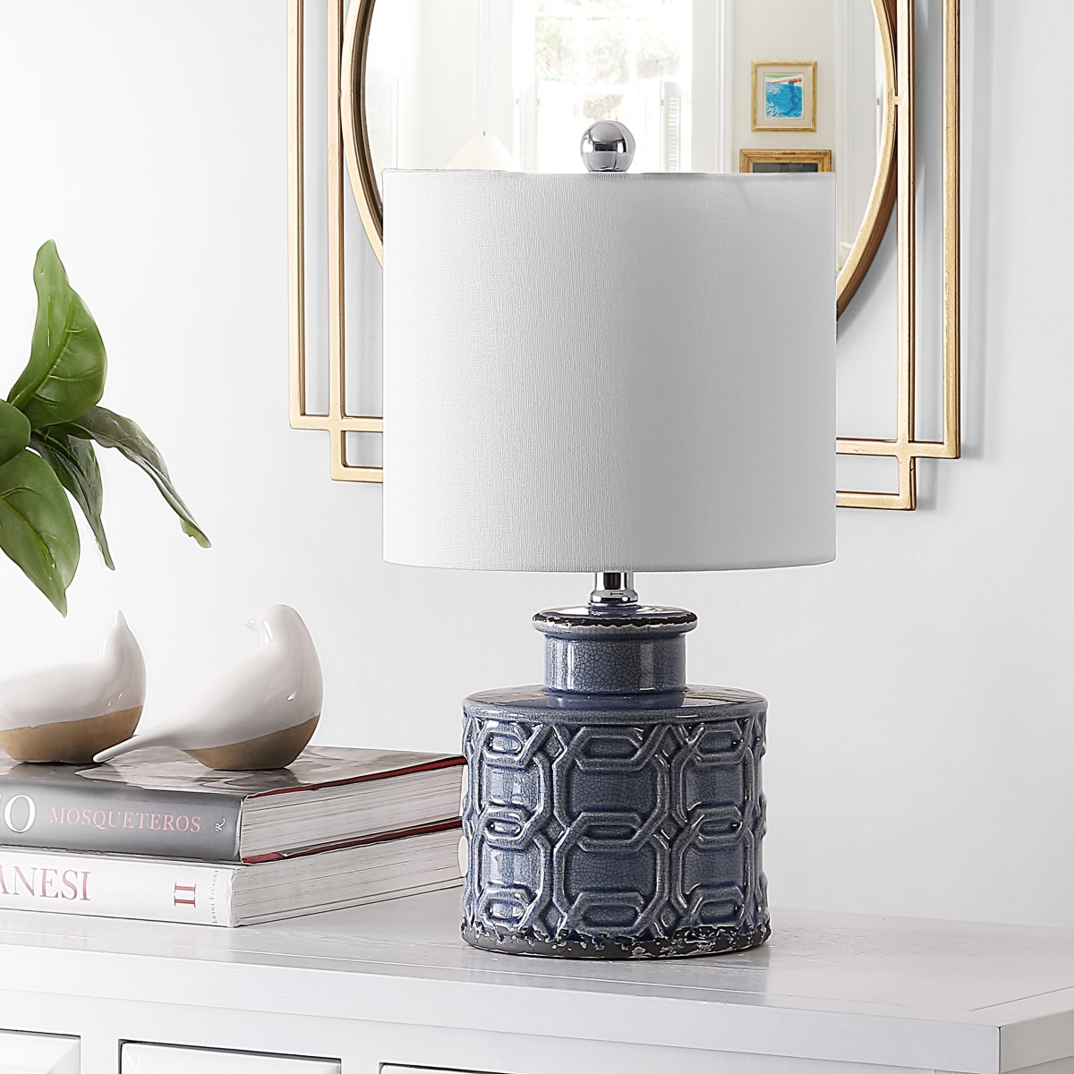 Bijou 18" Table Lamp - Blue - Image 1