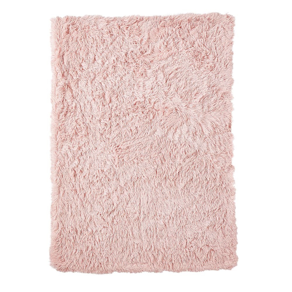 Fluffy Luxe Throw, 45x60, Quartz Blush - Image 0