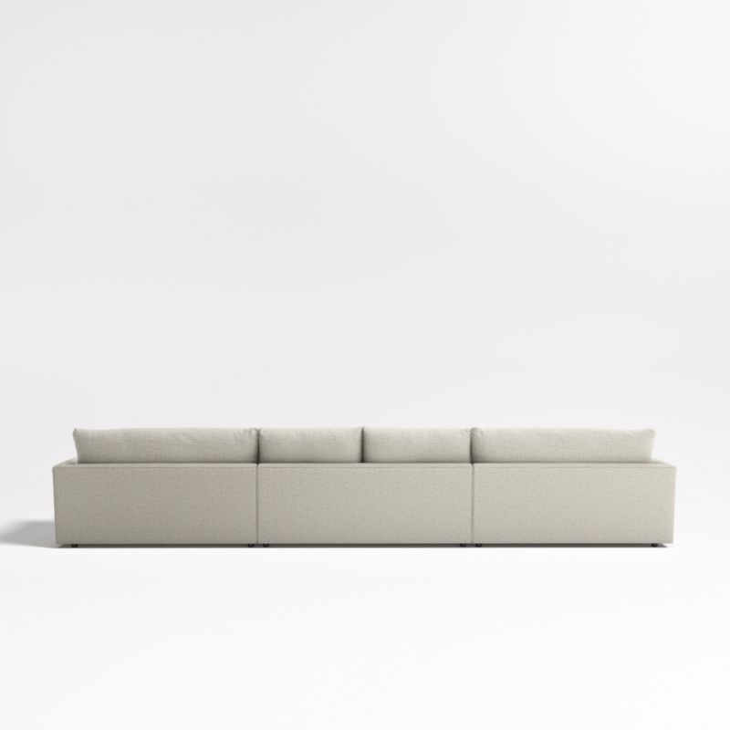 Lounge Deep 3-Piece U-Shaped Sectional Sofa with Double Extra Wide Chaise Lounge - Image 3