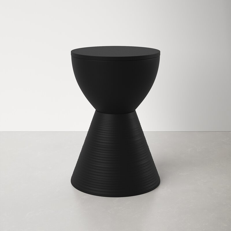 Hatten End Table, Black - Image 0
