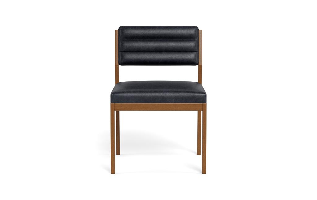 Nora Leather Upholstered Armless Chair - Image 0