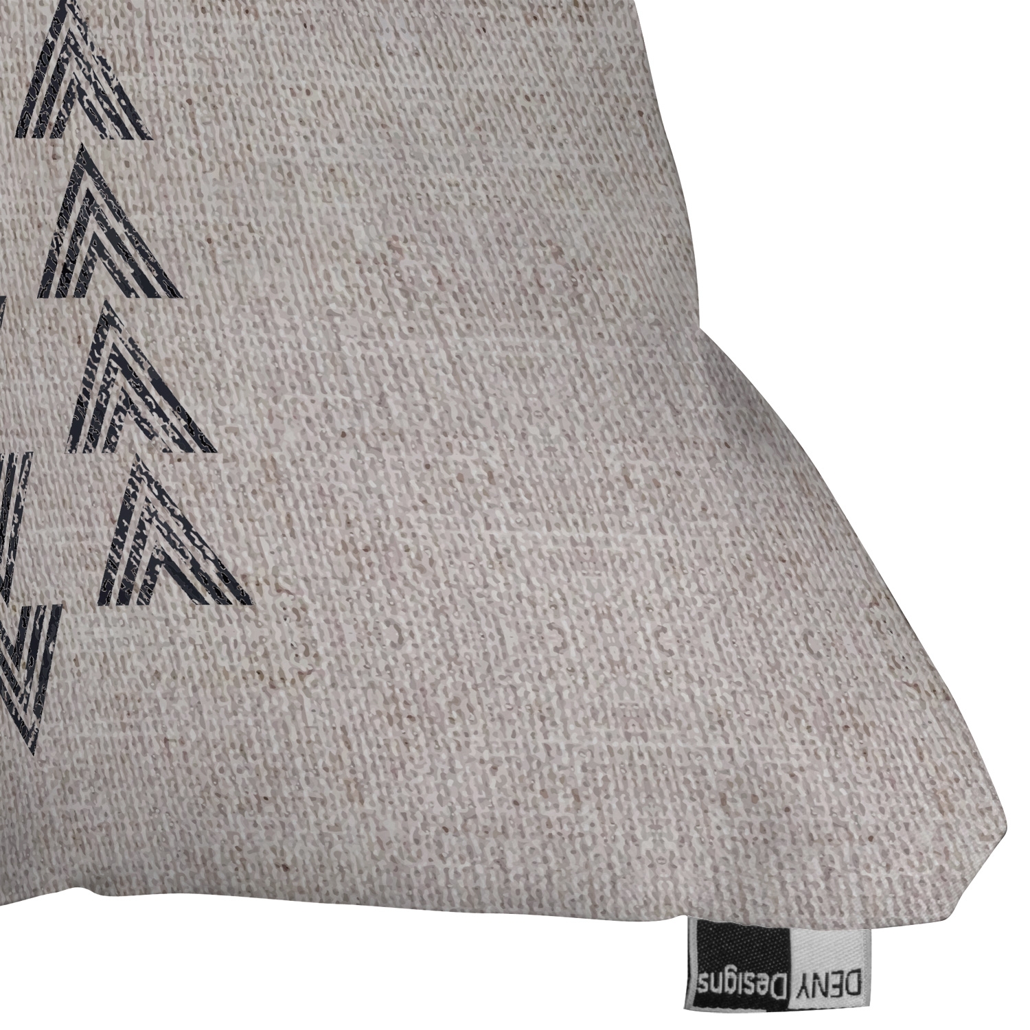 French Linen Tri Arrow by Holli Zollinger - Outdoor Throw Pillow 26" x 26" - Image 2