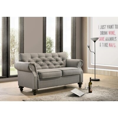 Severn 64.75" Rolled Arms Loveseat - Image 0
