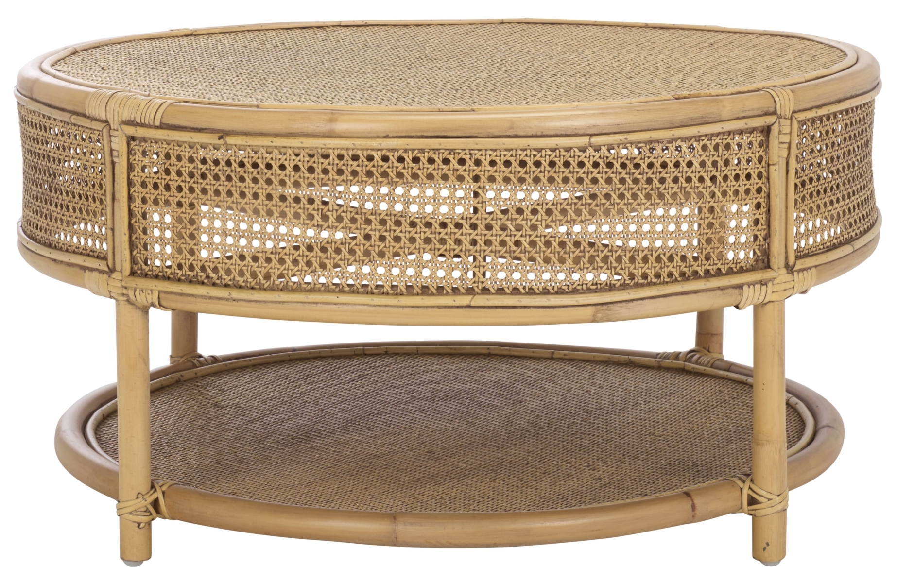 Arvid Coffee Table - Honey Brown Wash - Safavieh - Image 0