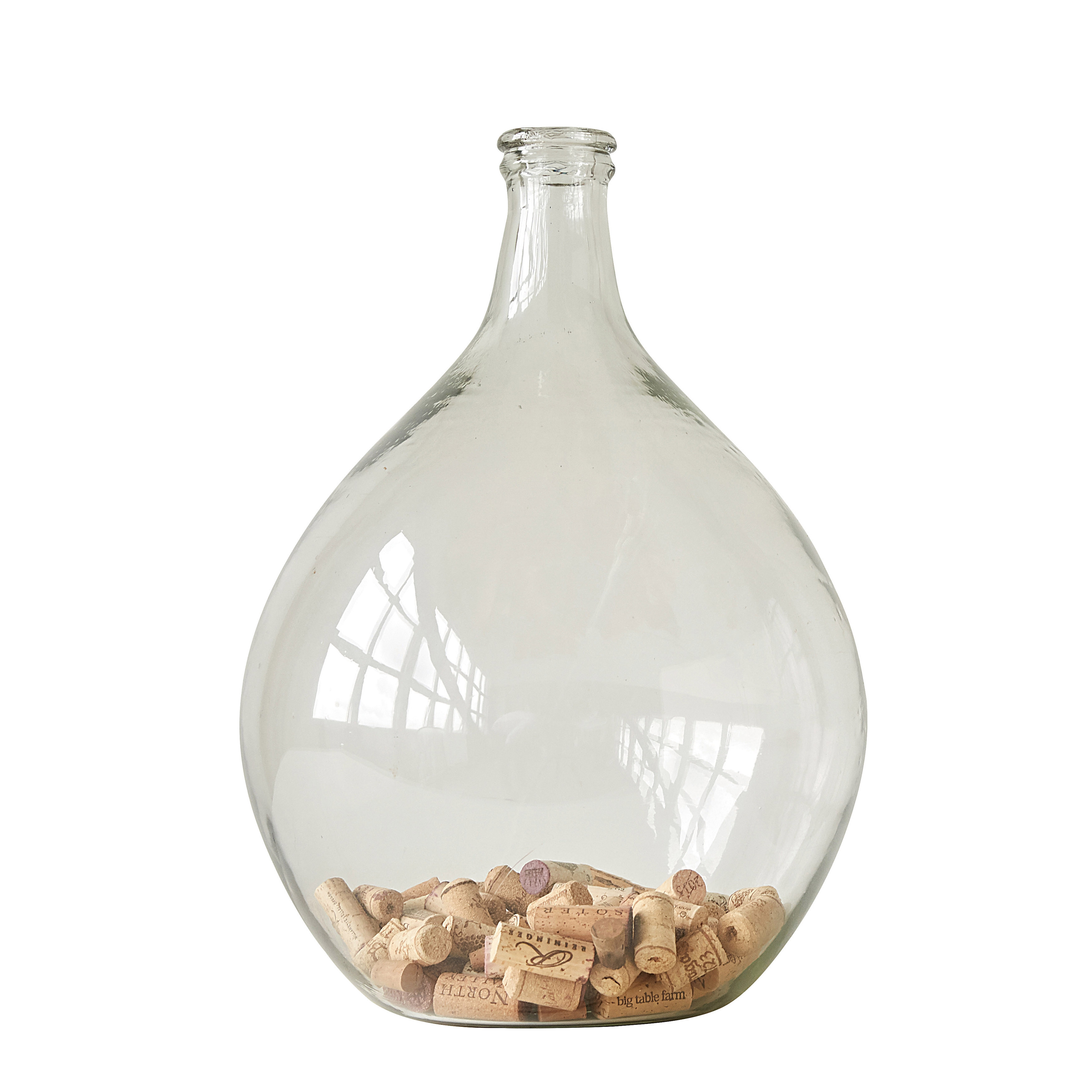 Clear Decorative Glass Bottle - Image 0