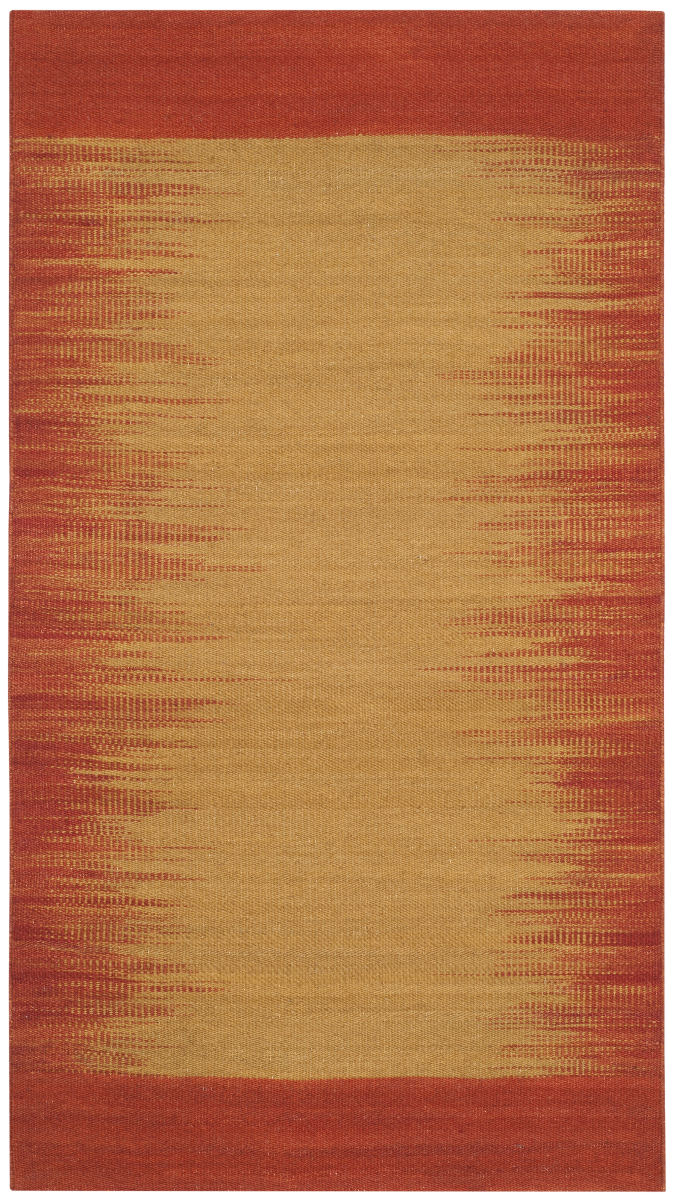 Arlo Home Hand Woven Area Rug, KLM947A, Rust,  3' X 5' - Image 0