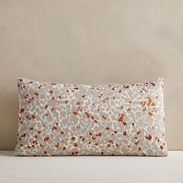Abstract Animal Print Pillow Cover, 12"x21", Natural - Image 2