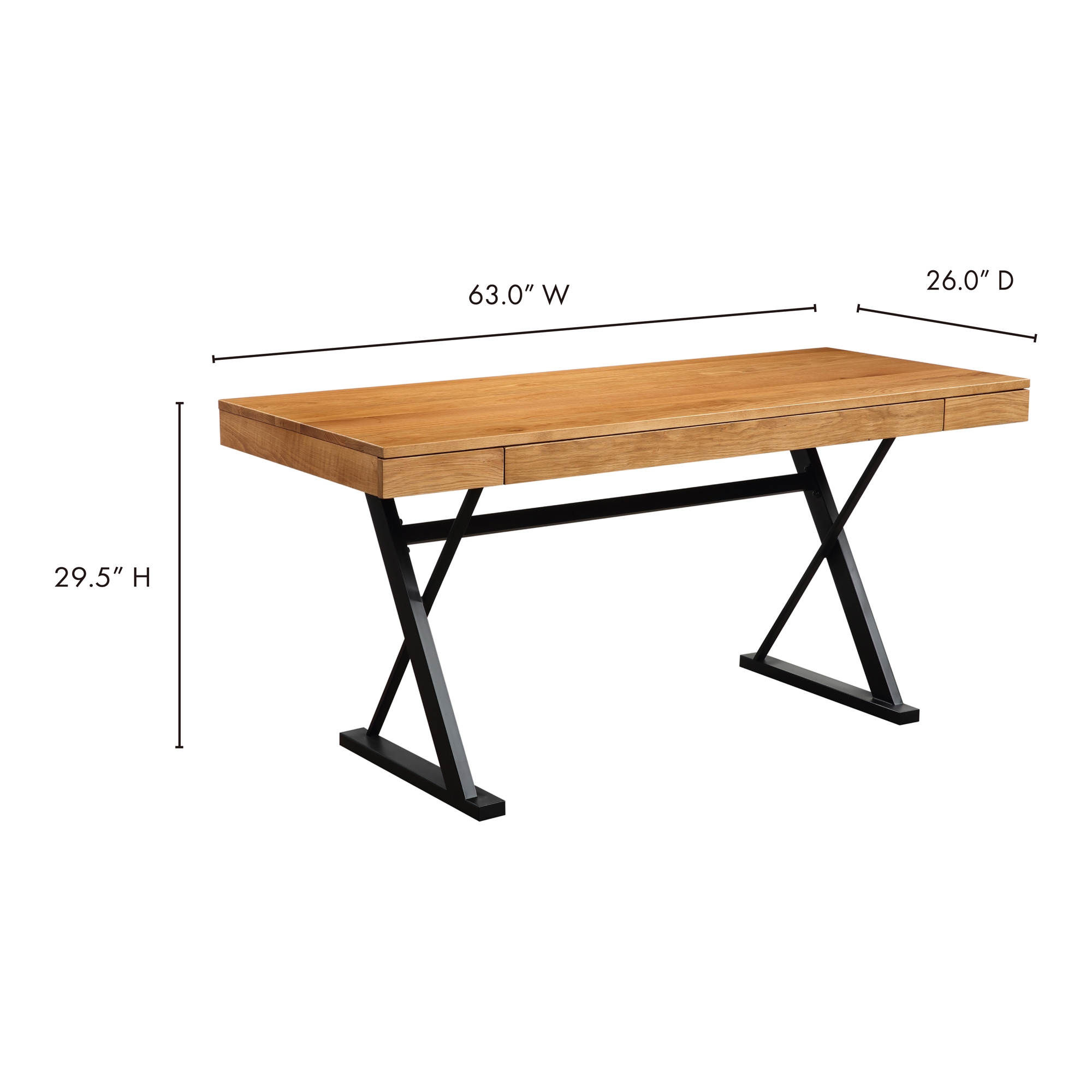 Profecto Desk Natural Oak - Image 10
