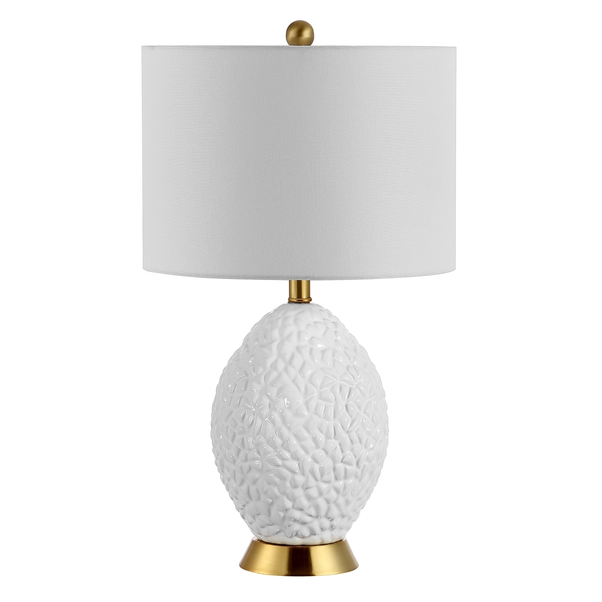 Kimli 24.5" Table Lamp - White/Brass - Safavieh - Image 2