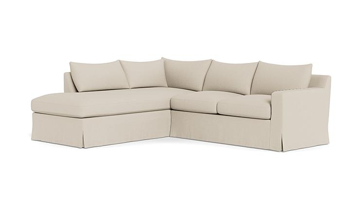 Sloan Slipcovered 3-Seat Left Bumper Sectional - Image 2