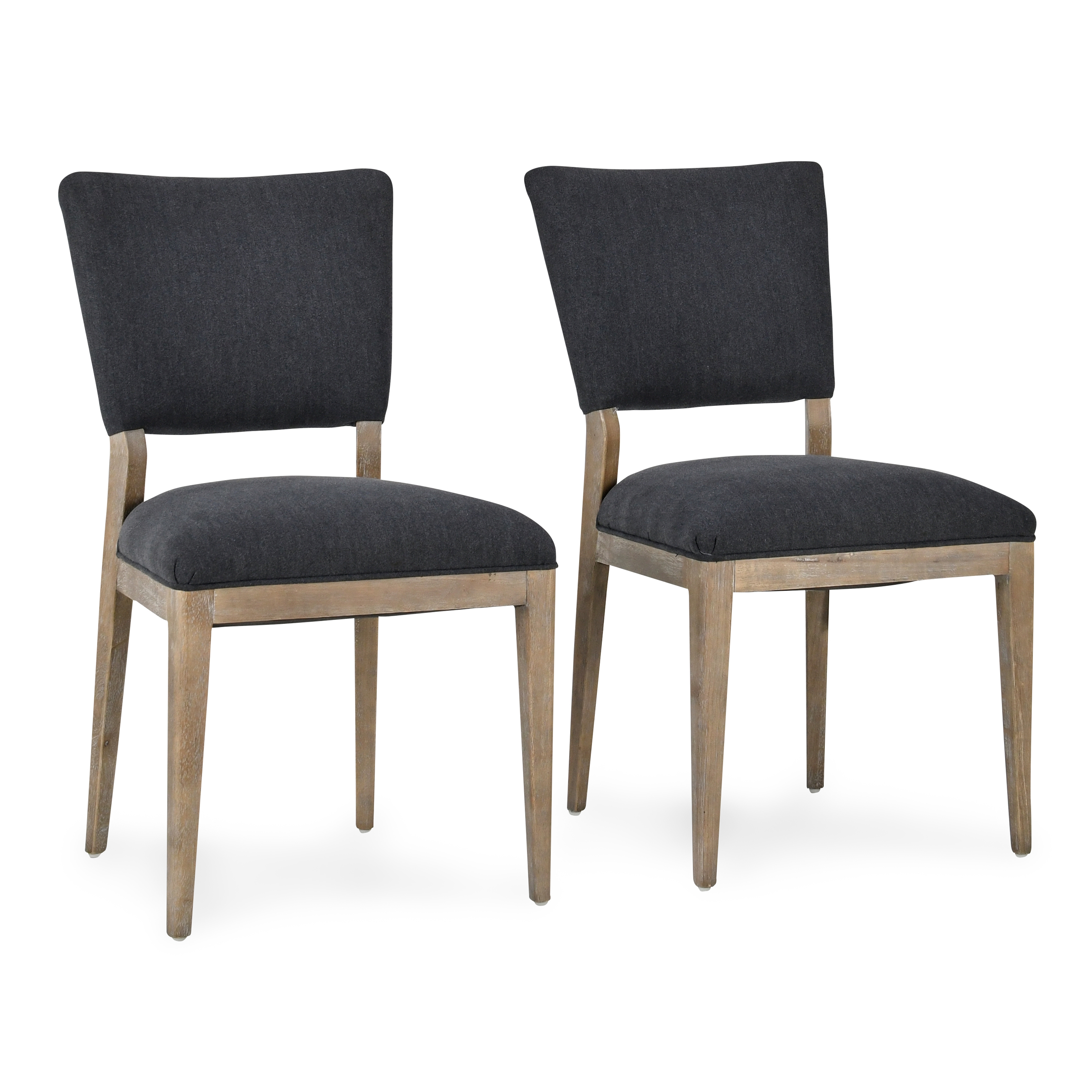 Phillip Upholstered Dining Chair Gray Set of 2 - Image 0