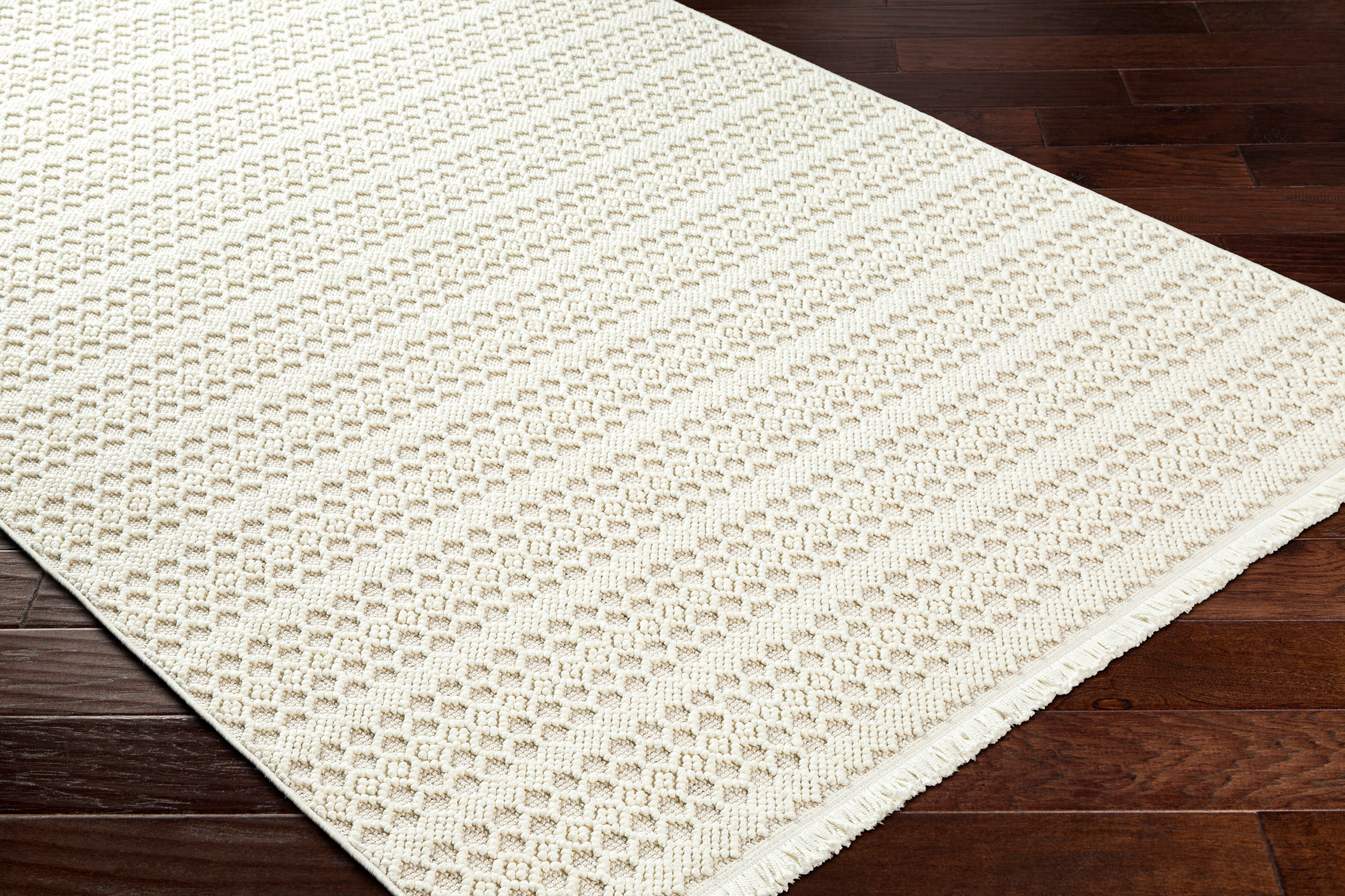New Delhi Beige Indoor 8'11" x 12' Machine Woven Rug - Image 5