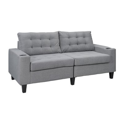 2 Pieces Sofa And Loveseat Set With Two Tossing Cushions - Image 0