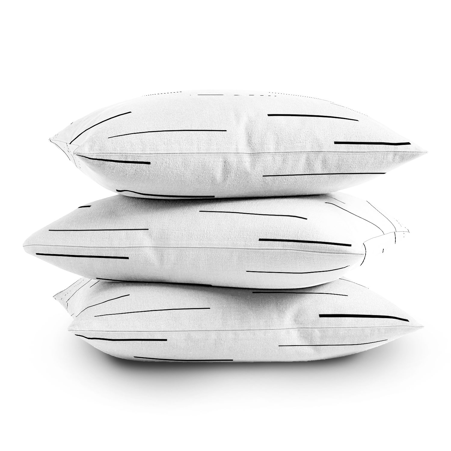 Modern Lines by Kelly Haines - Outdoor Throw Pillow 16" x 16" - Image 1