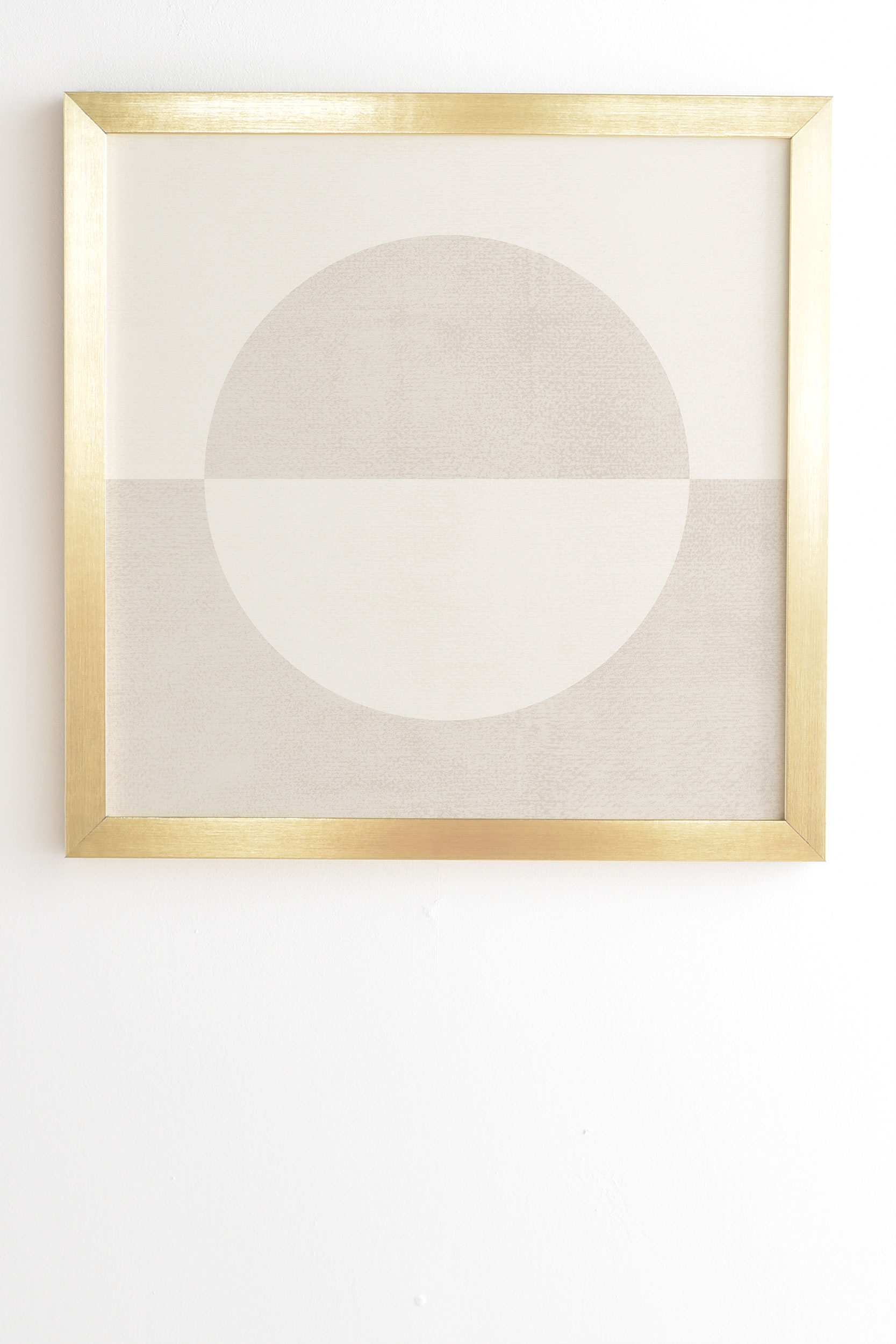 Round by almostmakesperfect - Framed Wall Art Basic Gold 30" x 30" - Image 0