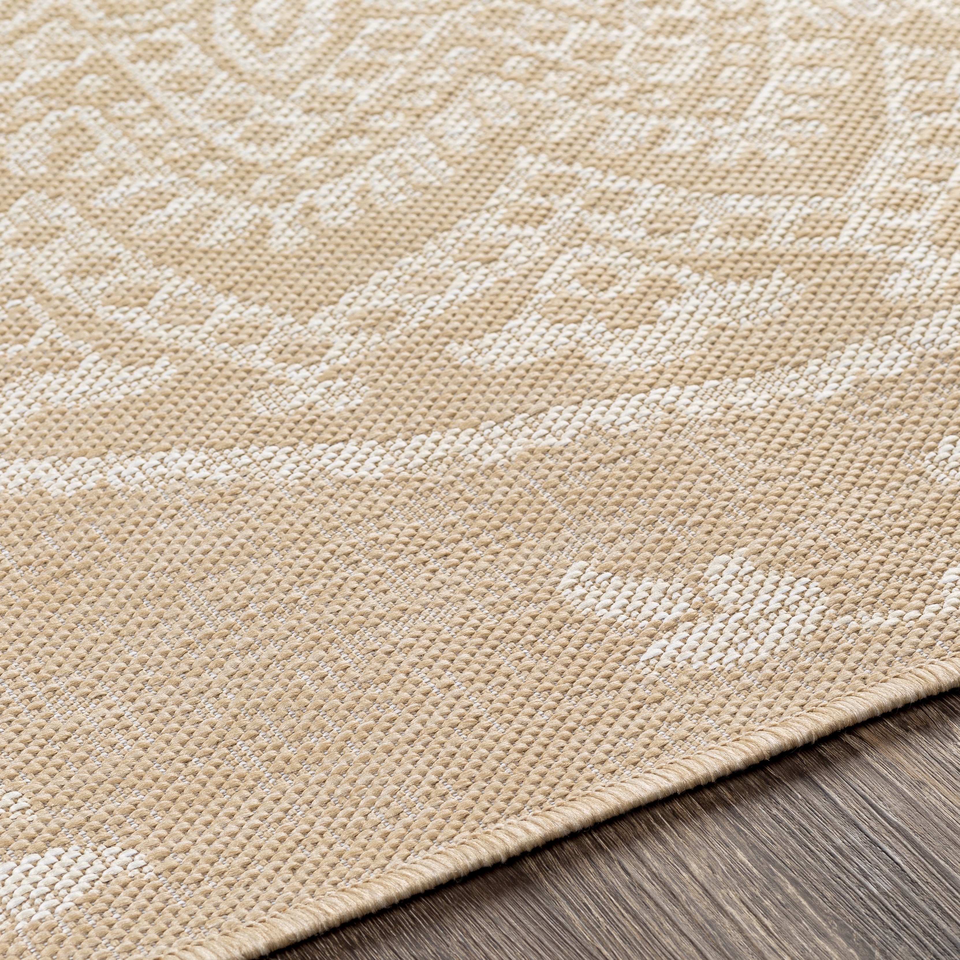 Malibu Beige Outdoor 7'10" x 10' Machine Woven Rug - Image 3