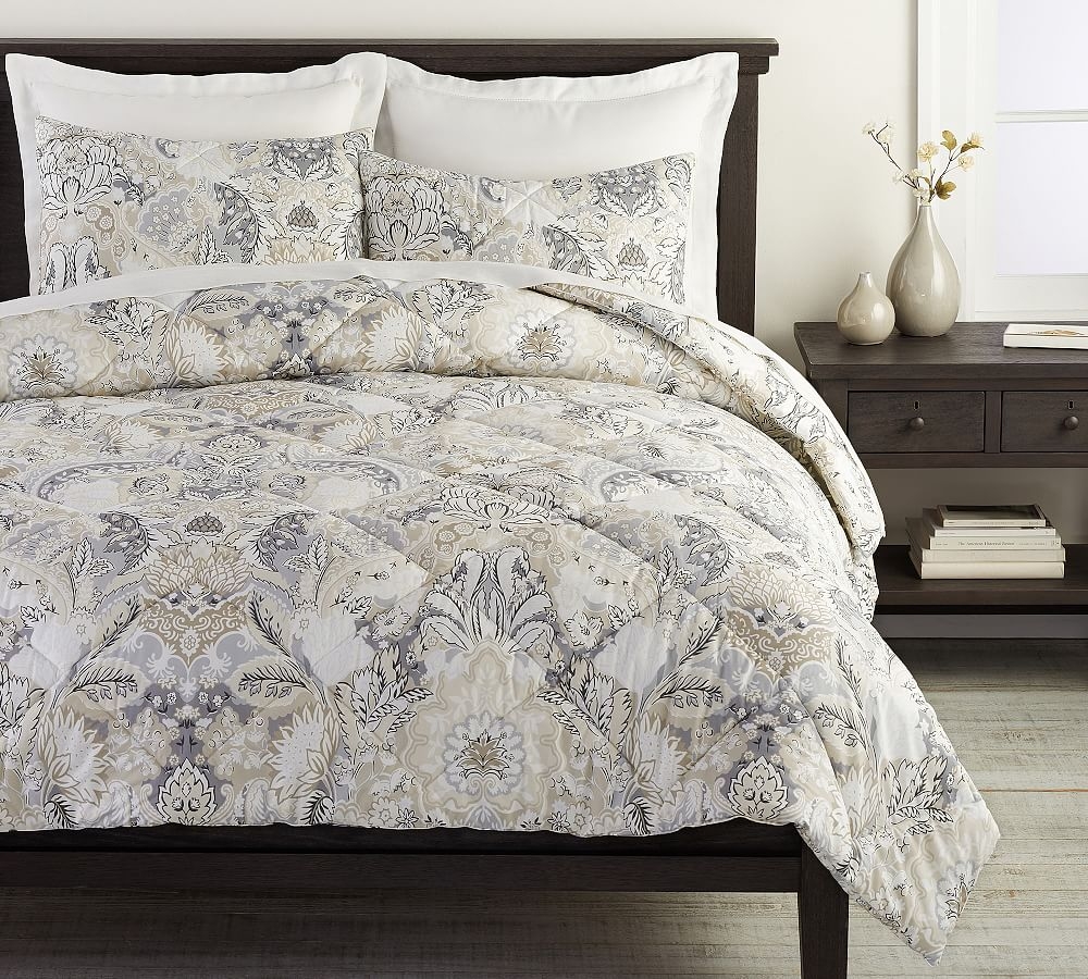 Celeste Percale Comforter, King/Cal. King - Image 0