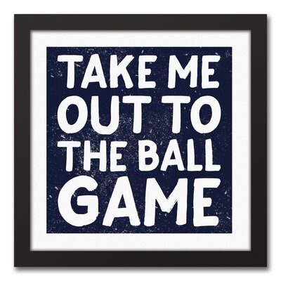 Hammon Take Me Out to the Ball Game Canvas Art - Image 0