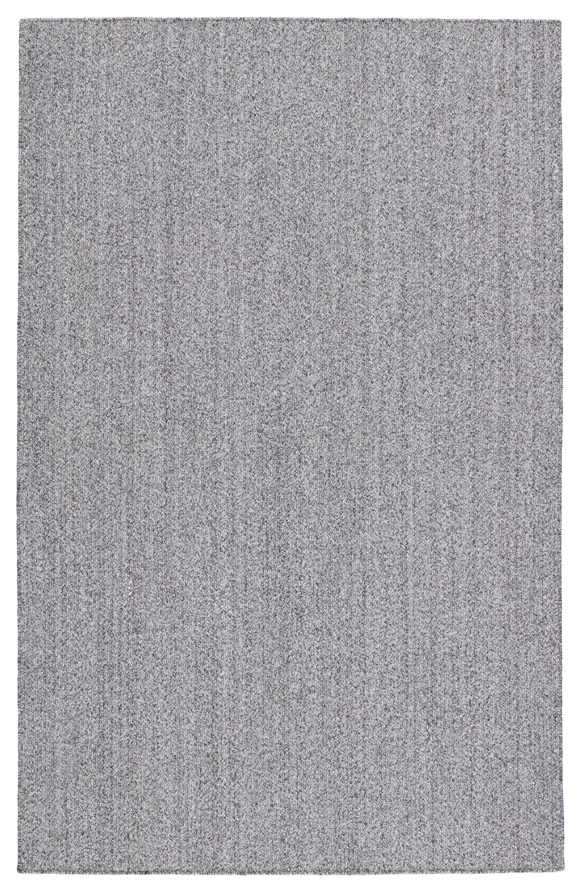 Maracay Indoor/ Outdoor Solid Black/ White Area Rug (5'X8') - Image 0