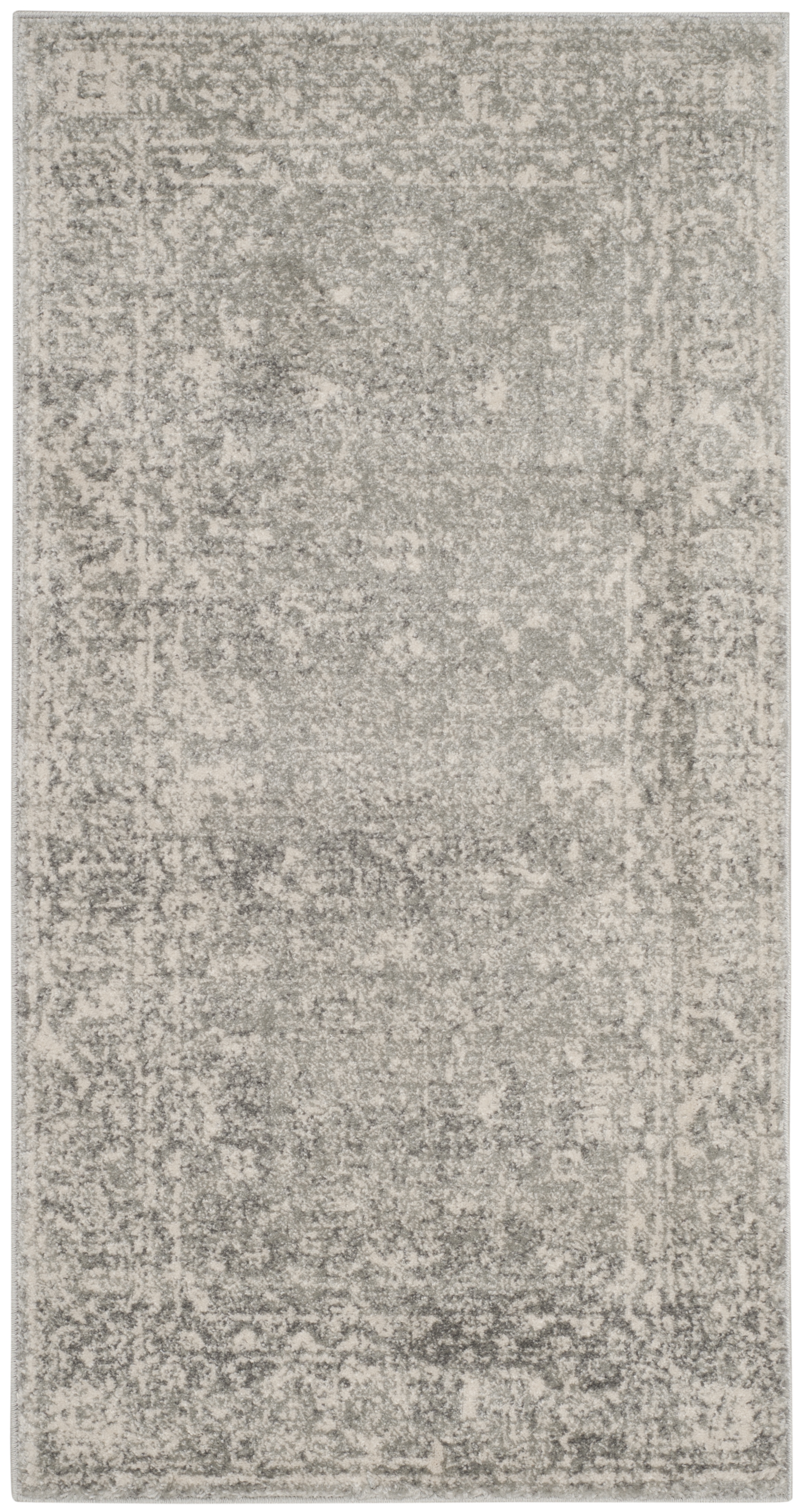 Arlo Home Woven Area Rug, EVK270Z, Silver/Ivory,  2' 2" X 4' - Image 0