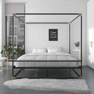 Celeste Metal Canopy Bed - Image 1