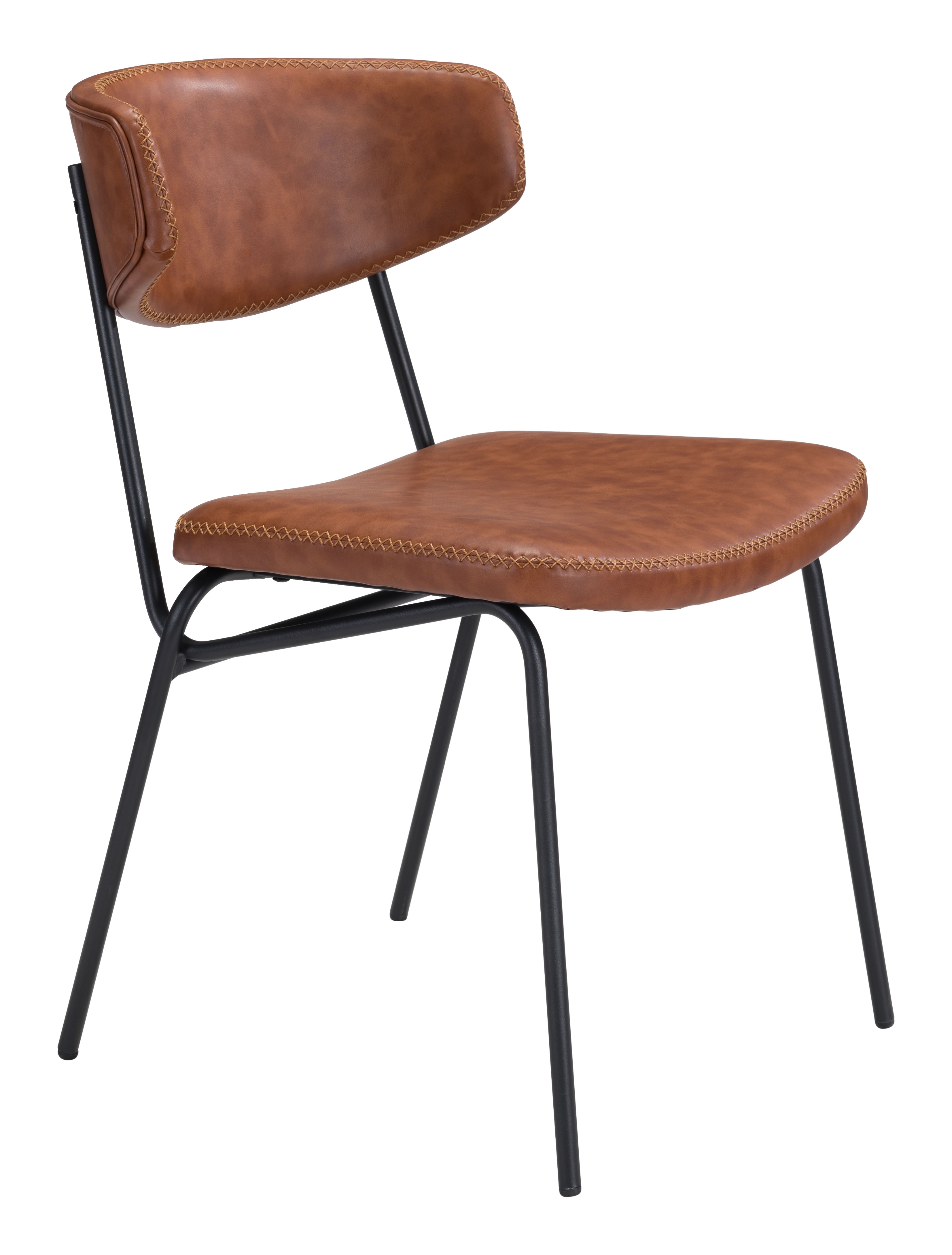 Ellen Dining Chair (Set of 2) Vintage Brown - Image 0