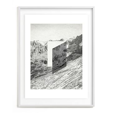 Minted Mountain View, 18X24, Full Bleed Framed Print, Black Wood Frame - Image 1