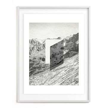 Minted Mountain View, 24X30, Full Bleed Framed Print, Black Wood Frame - Image 1