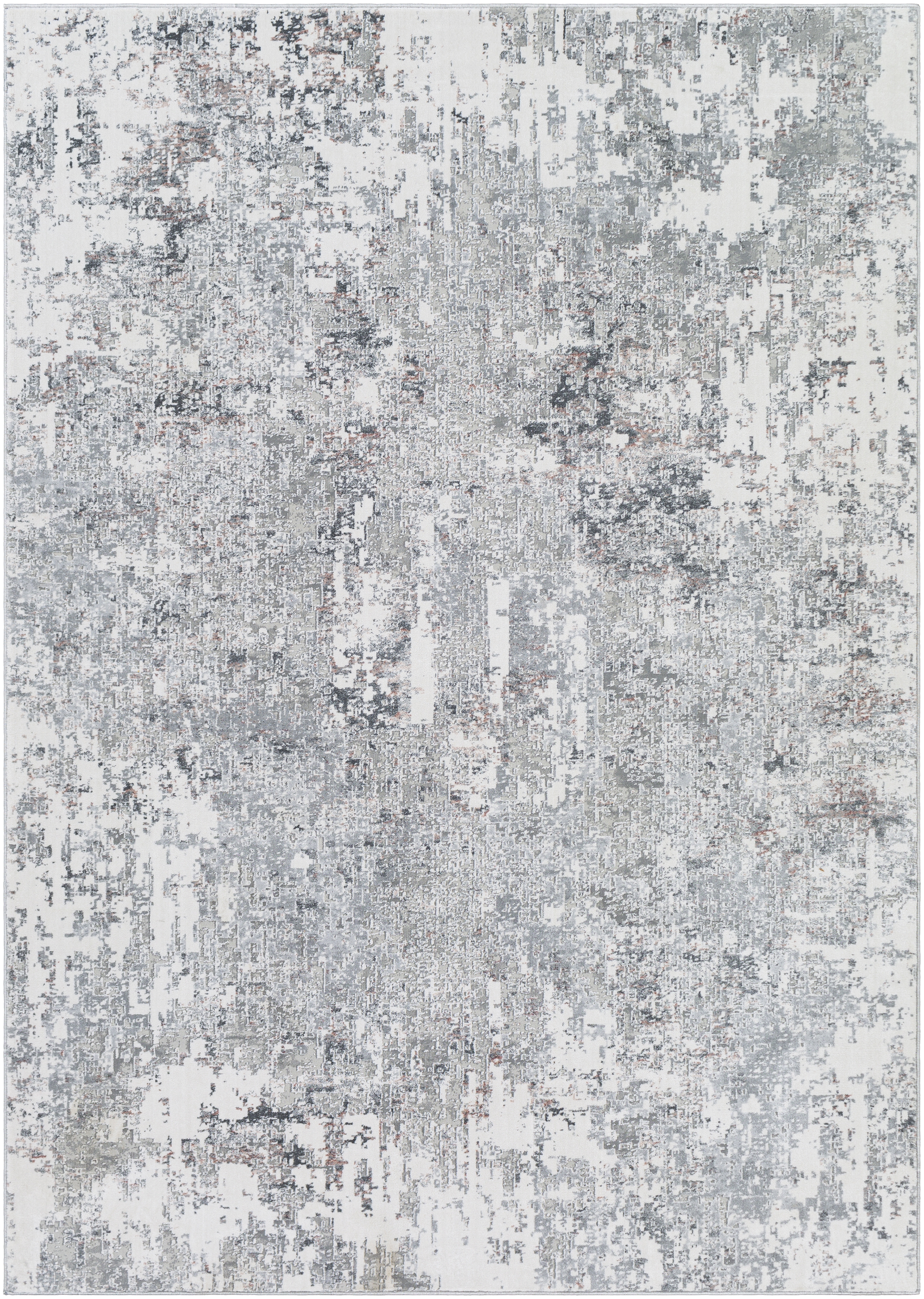 Edinburgh White Indoor 6'7" x 9'6" Machine Woven Rug - Image 0