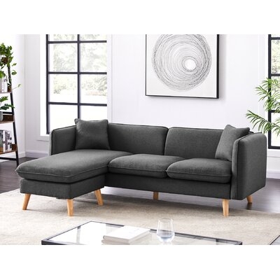 Daryl 82" Reversible Sofa & Chaise - Image 0