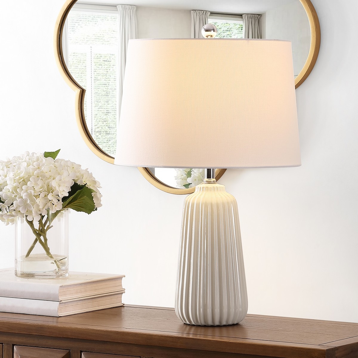 Sawyer 24" Table Lamp - Ivory - Image 2