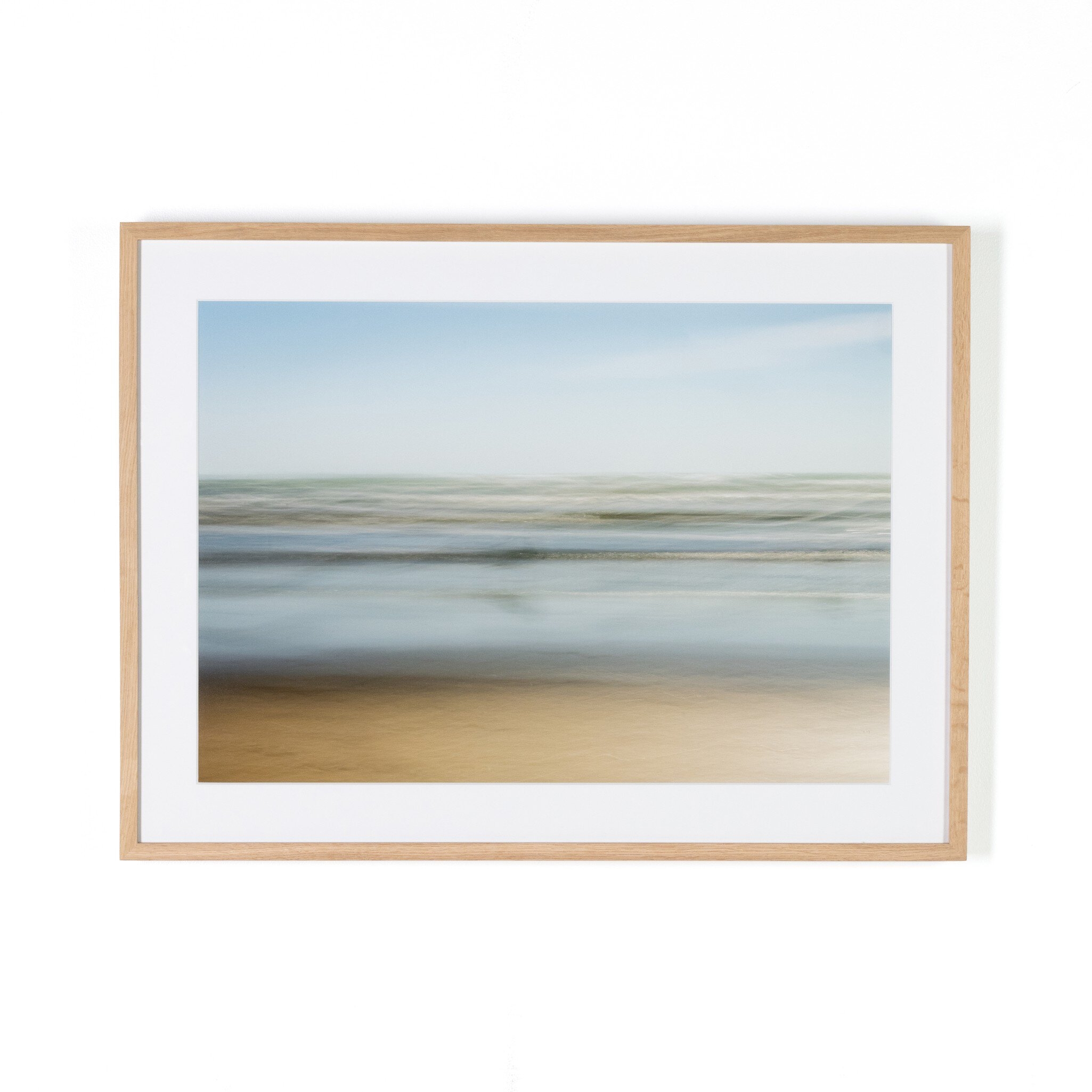 Don't Bother With Texas Beaches by Toni Toscano - Vertical Grain 2.5 White Oak - Image 1