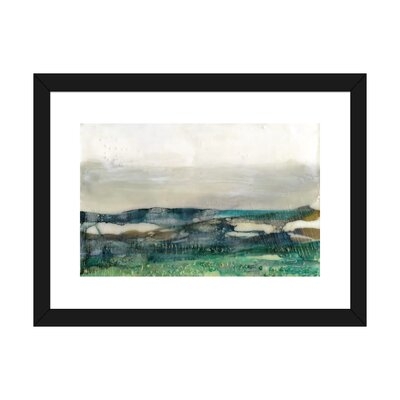 Aqua Hills I by Jennifer Goldberger - Painting Print - Image 0