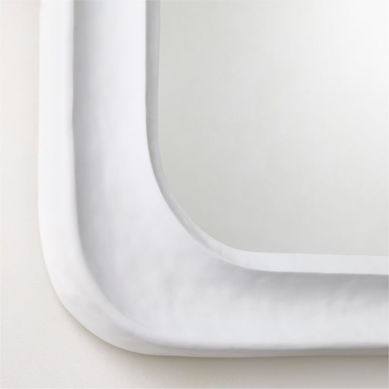 Pelicano Plaster Rectangular Wall Mirror 36"x44" - Image 1