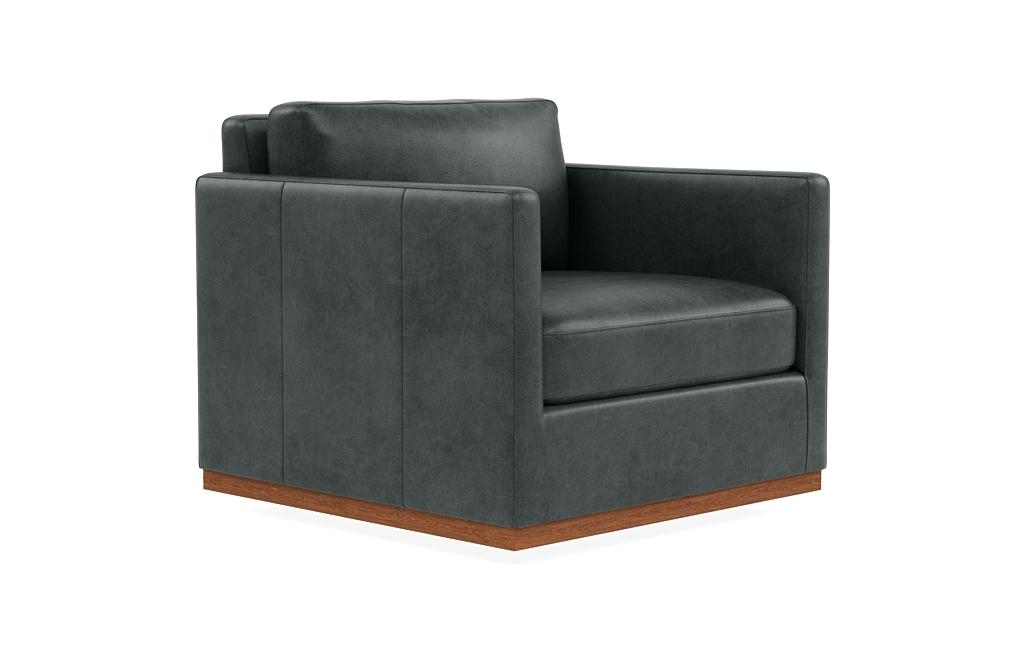 Jasper Leather Swivel Chair - Image 1