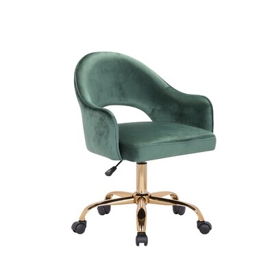 Neumann Velvet Task Chair - Image 0